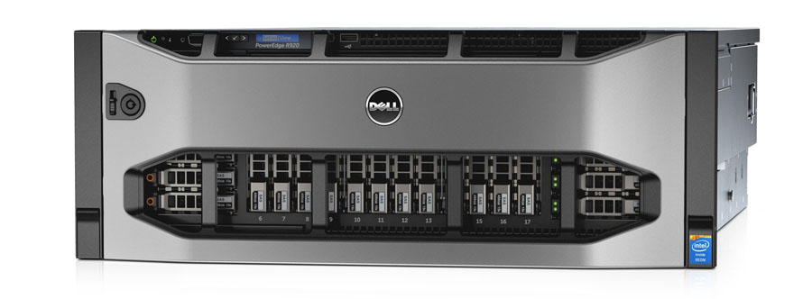 Dell PowerEdge R920. Сервер превосходно подходит для многопоточных приложений 