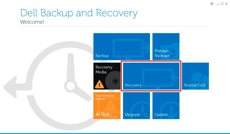 dell backup and recovery